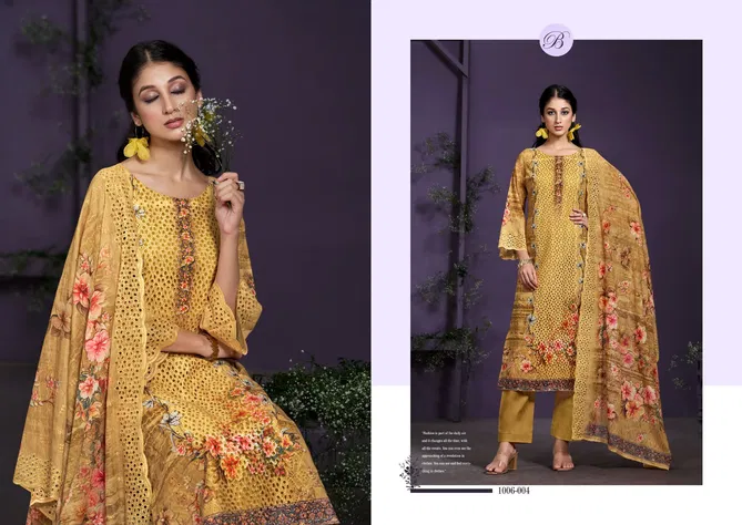 Nakkashi Vol 2 By Belliza Digital Printed Cotton Dress Material Suppliers In India